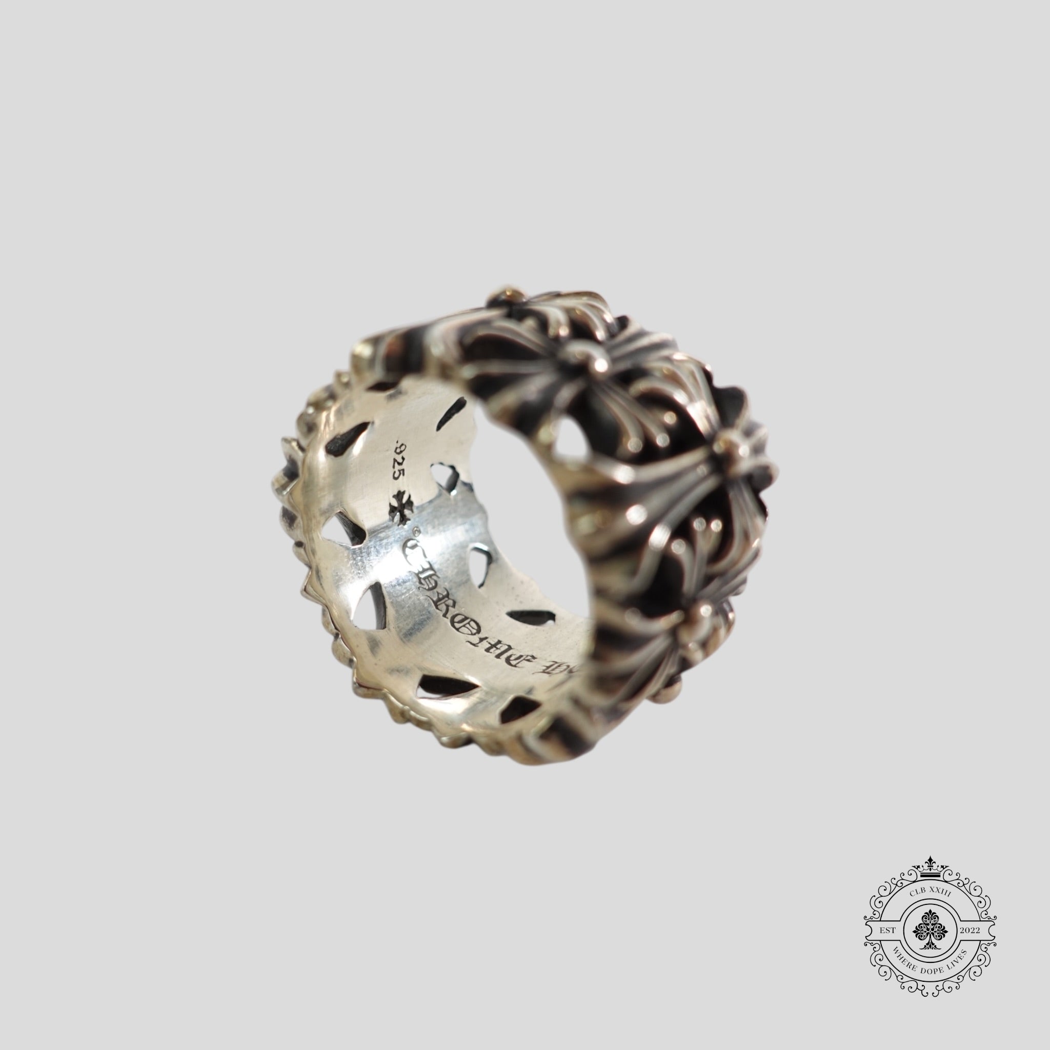 Chrome Hearts Cemetery Ring in Silver