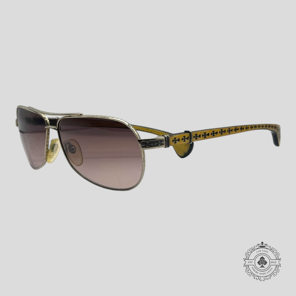 Chrome Hearts the Beast I Sunglasses in Silver
