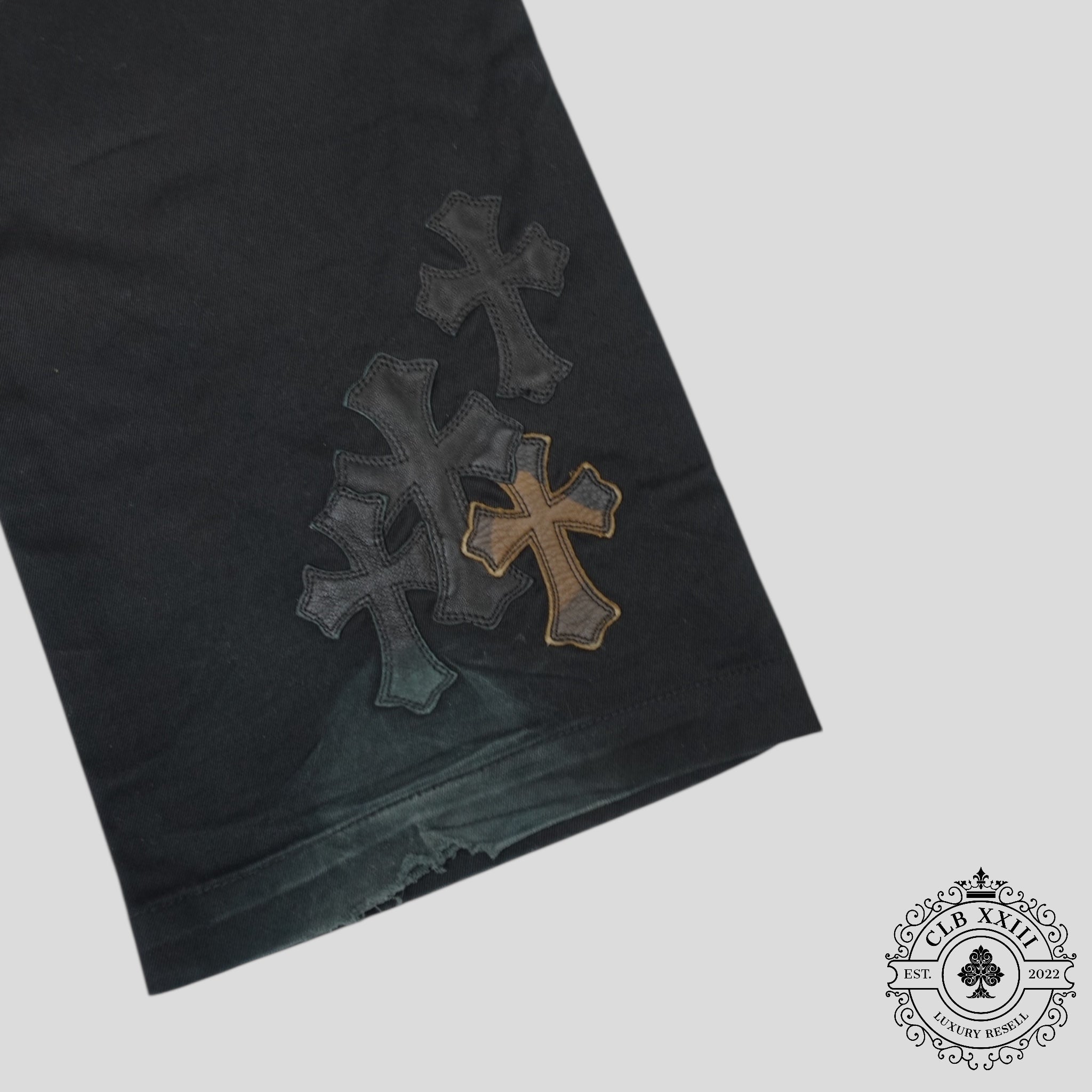 Chrome Hearts Cross Patch Chino Pants in Black/Camo