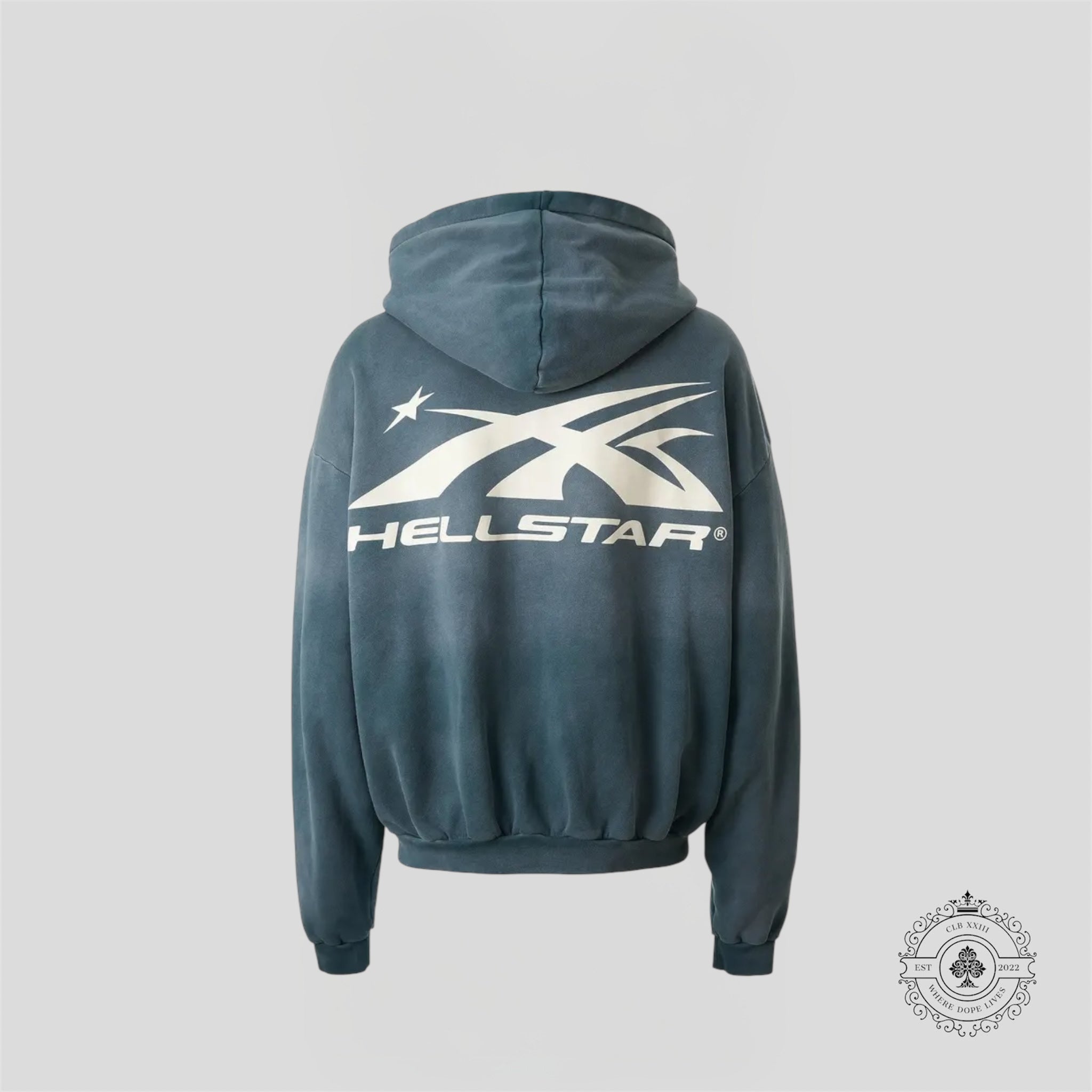 Hellstar Mirror Face Hoodie in Green