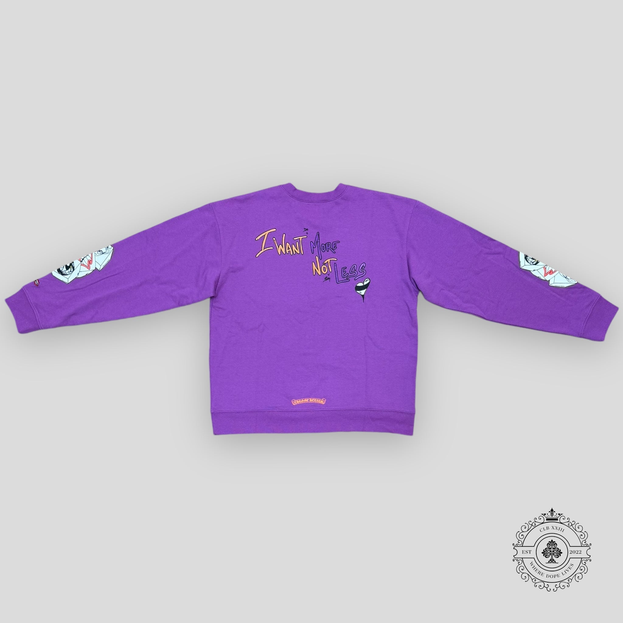 Chrome Hearts Matty Boy an That's That Crewneck in Purple