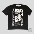 Louis Vuitton Intarsia Graphic Tee in Black