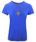 Designing Hollywood  X Madison Maison™ Cotton Mid Blue Star Lady  T Shirt