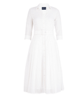 Audrey Dress #4 White Midi Dress