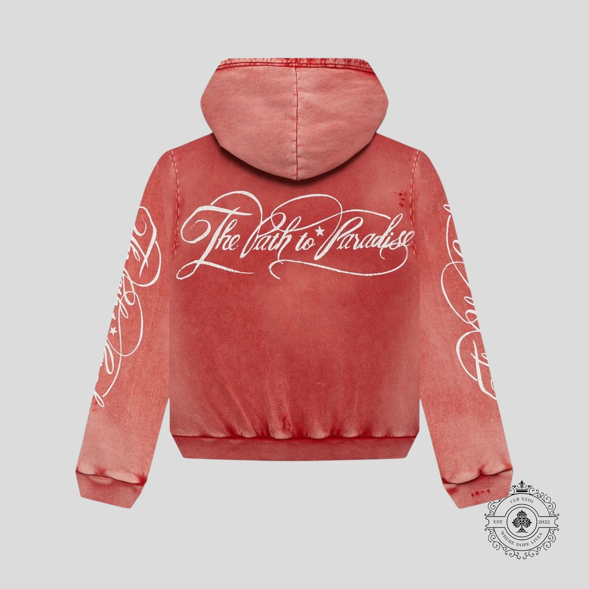 Hellstar Path to Paradise Zip Up in Red
