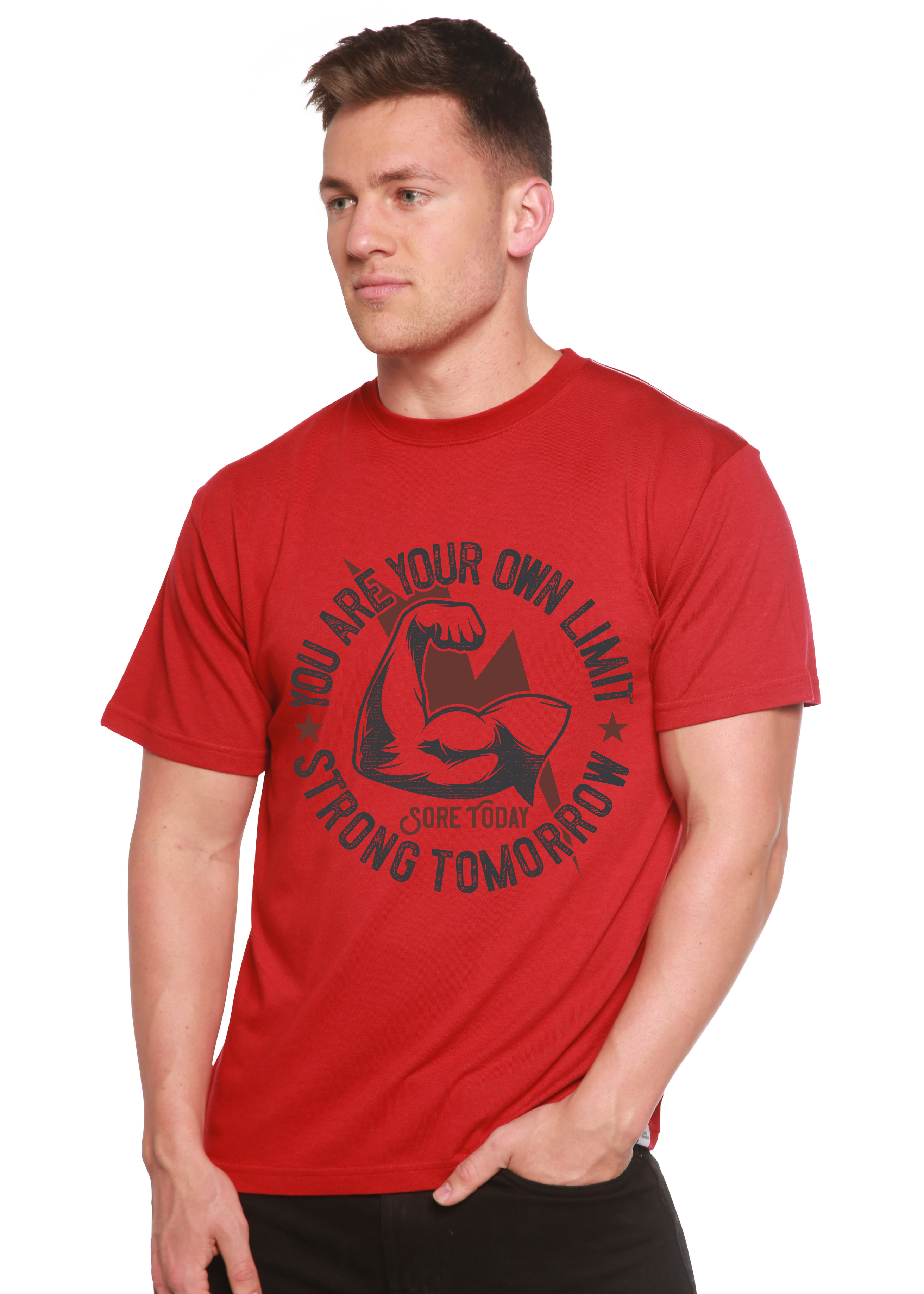 Strong Tomorrow Men's Bamboo Viscose/Organic Cotton Short Sleeve Graphic T-Shirt