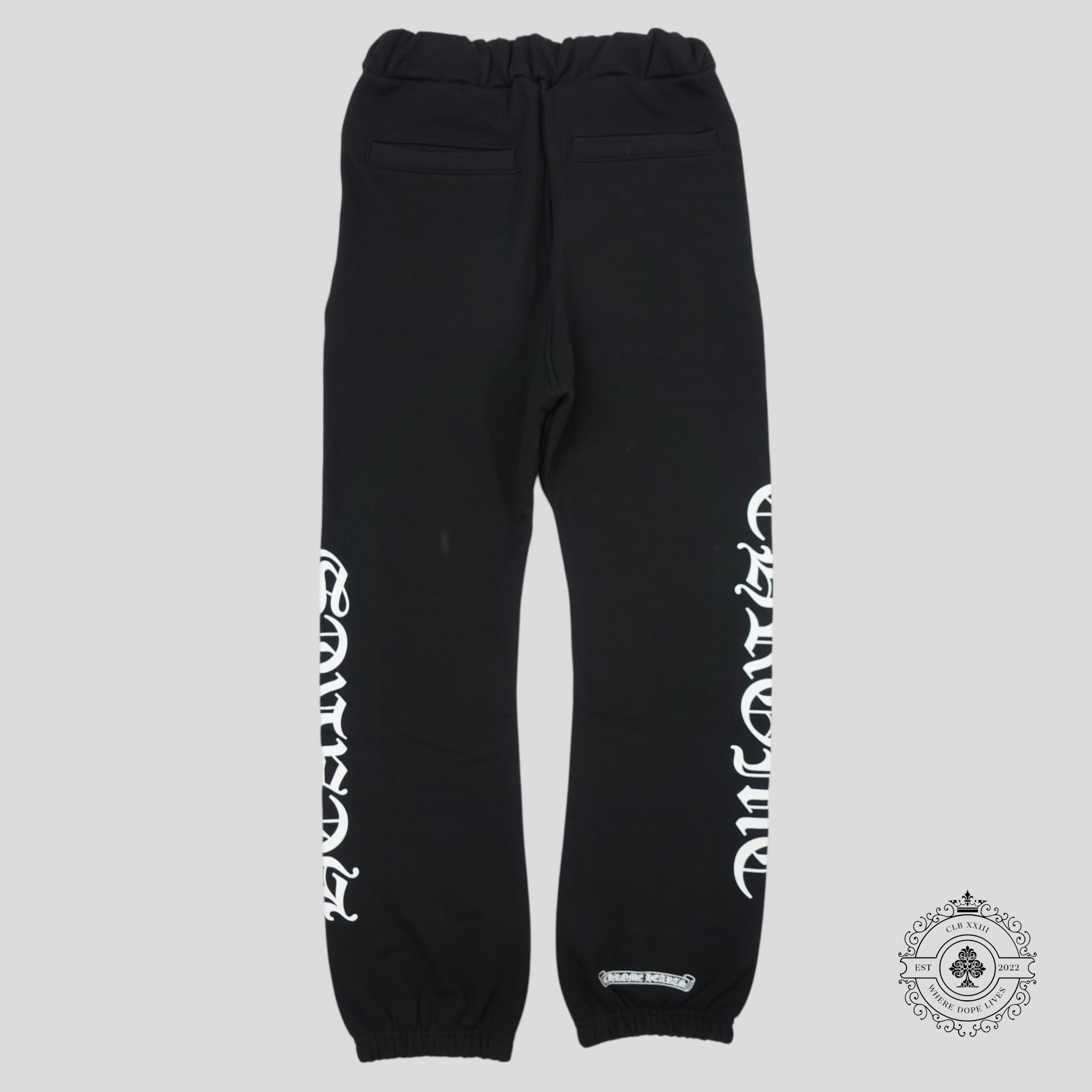 Chrome Hearts Horseshoe Logo Sweatpants in Black