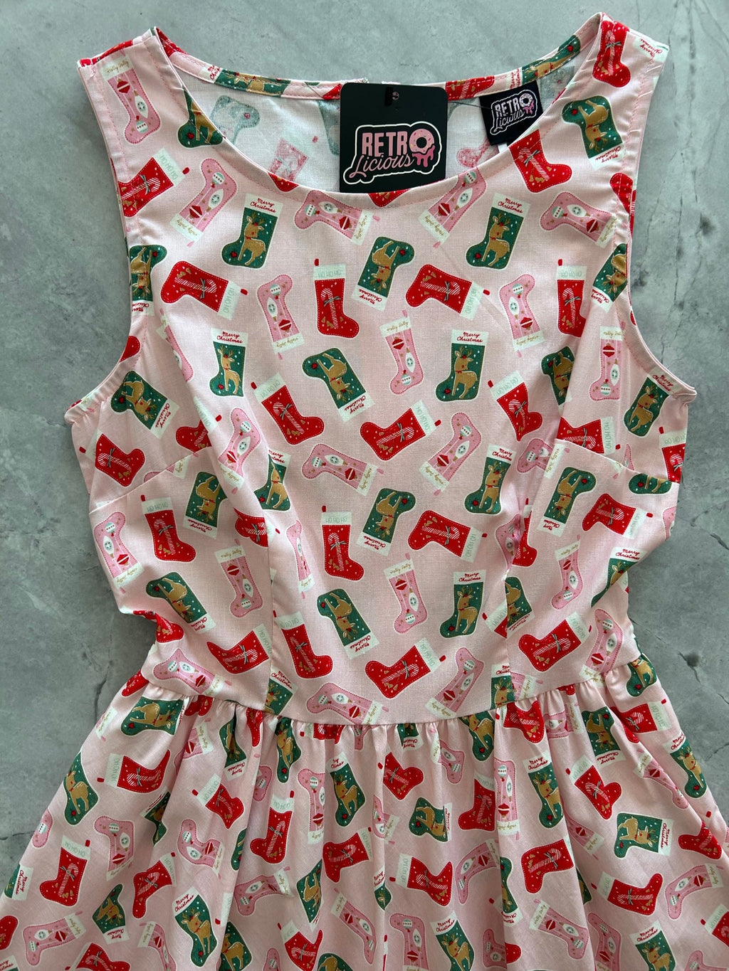 Stockings Vintage Dress - Medium only