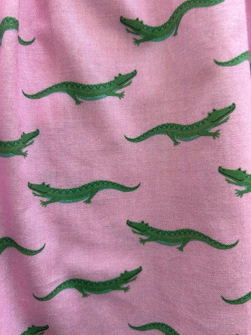 Alligator Collared Dress