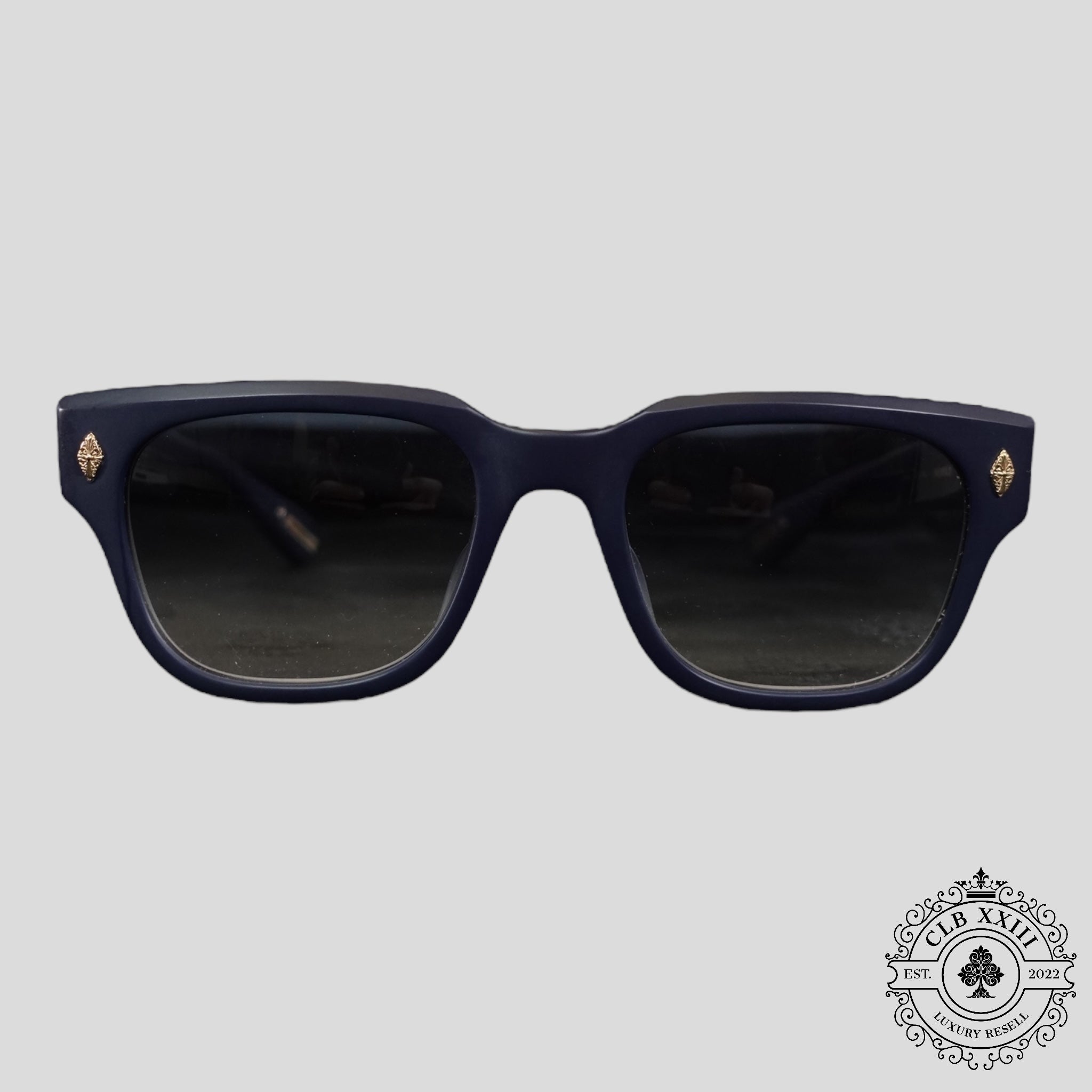 Chrome Hearts Givenhed Sunglasses in Matte Navy