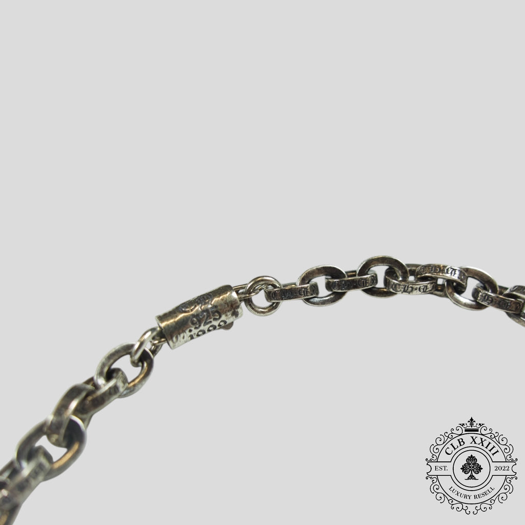 Chrome Hearts Paper Chain Bracelet in Silver
