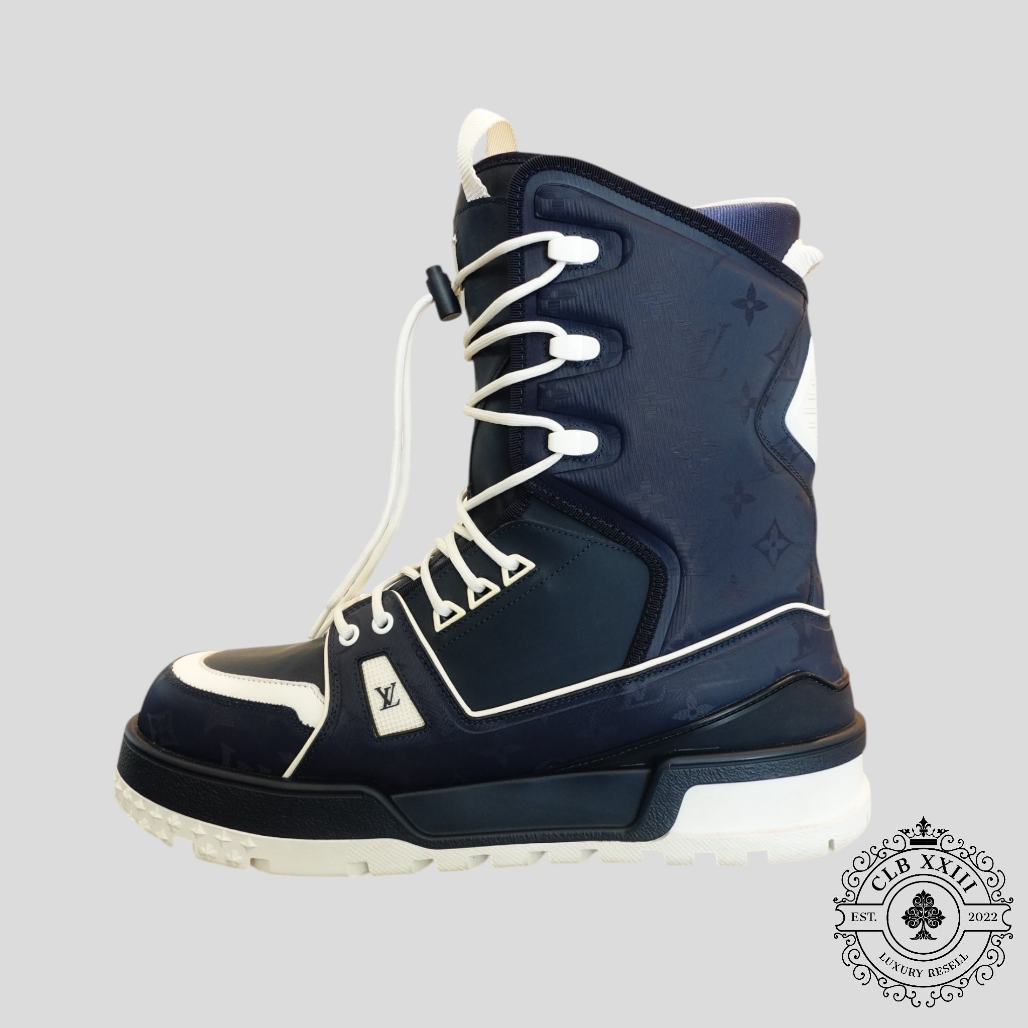 Louis Vuitton LV Trainer Snow Boot Marine Blue