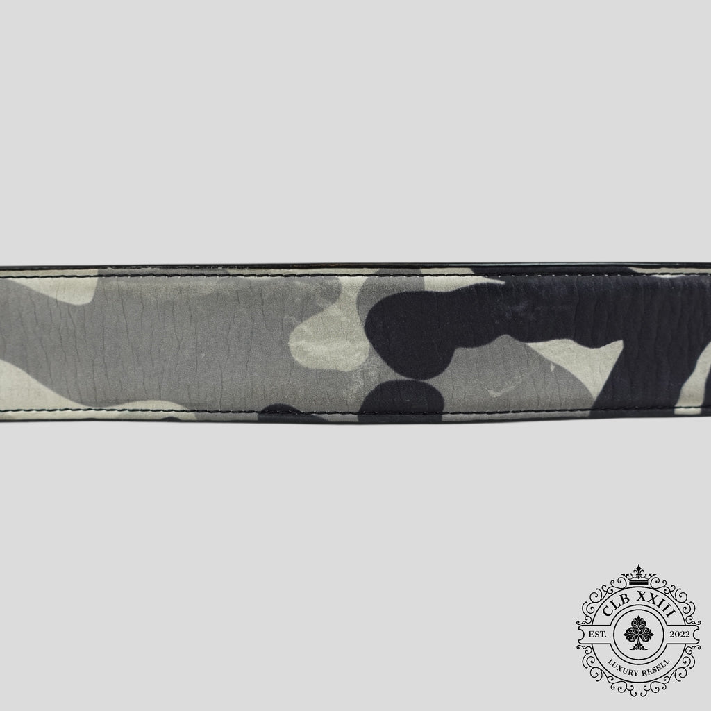 Chrome Hearts Snow Camo Belt Strap