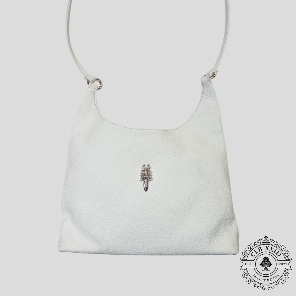 Chrome Hearts Viv Bag in White