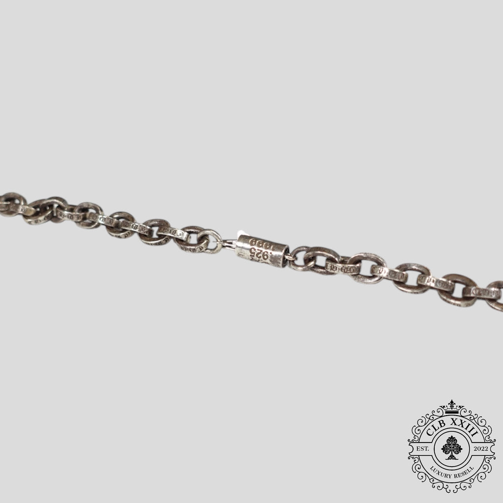 Chrome Hearts Paper Chain 20 Necklace in Silver