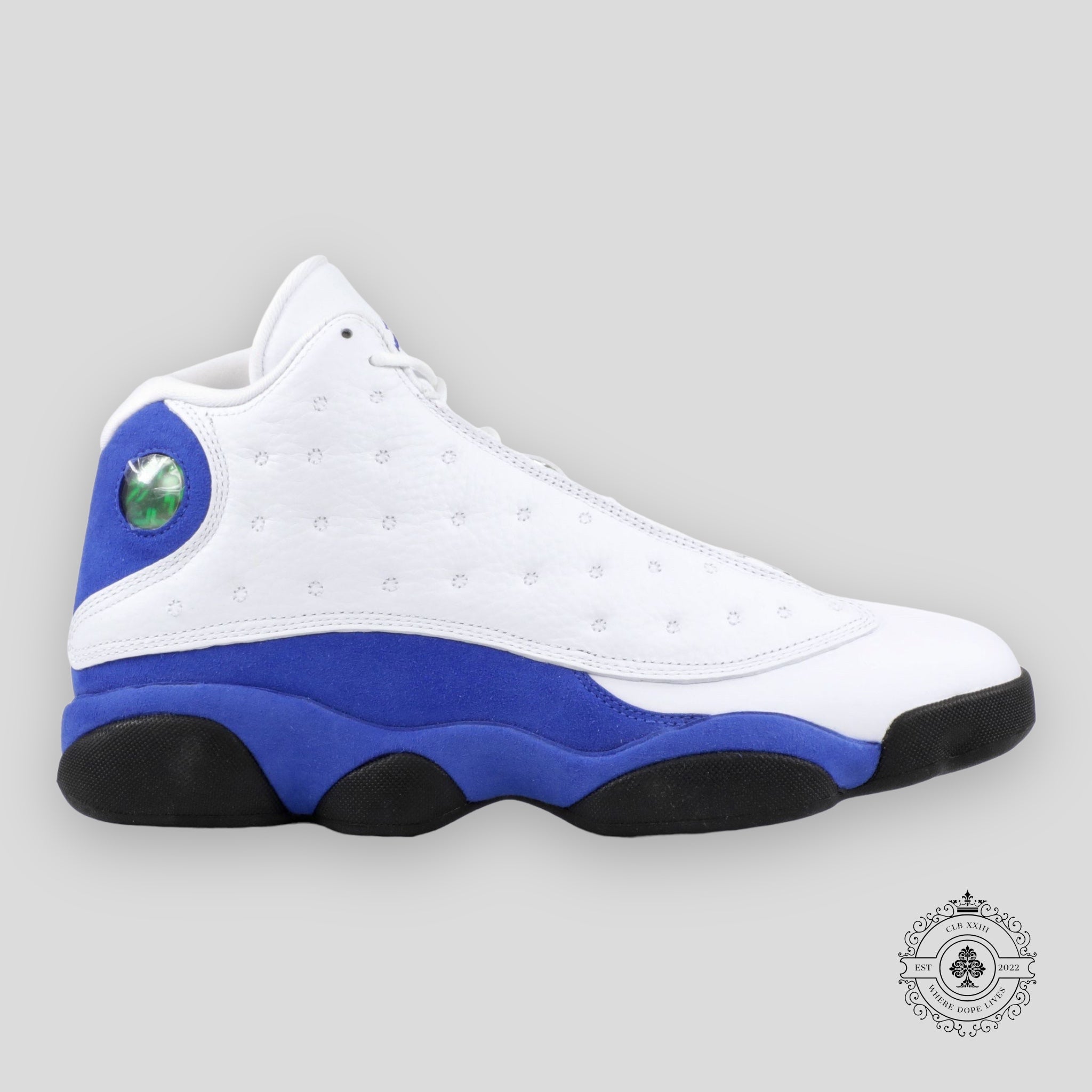 Air Jordan 13 Retro White Hyper Royal Black