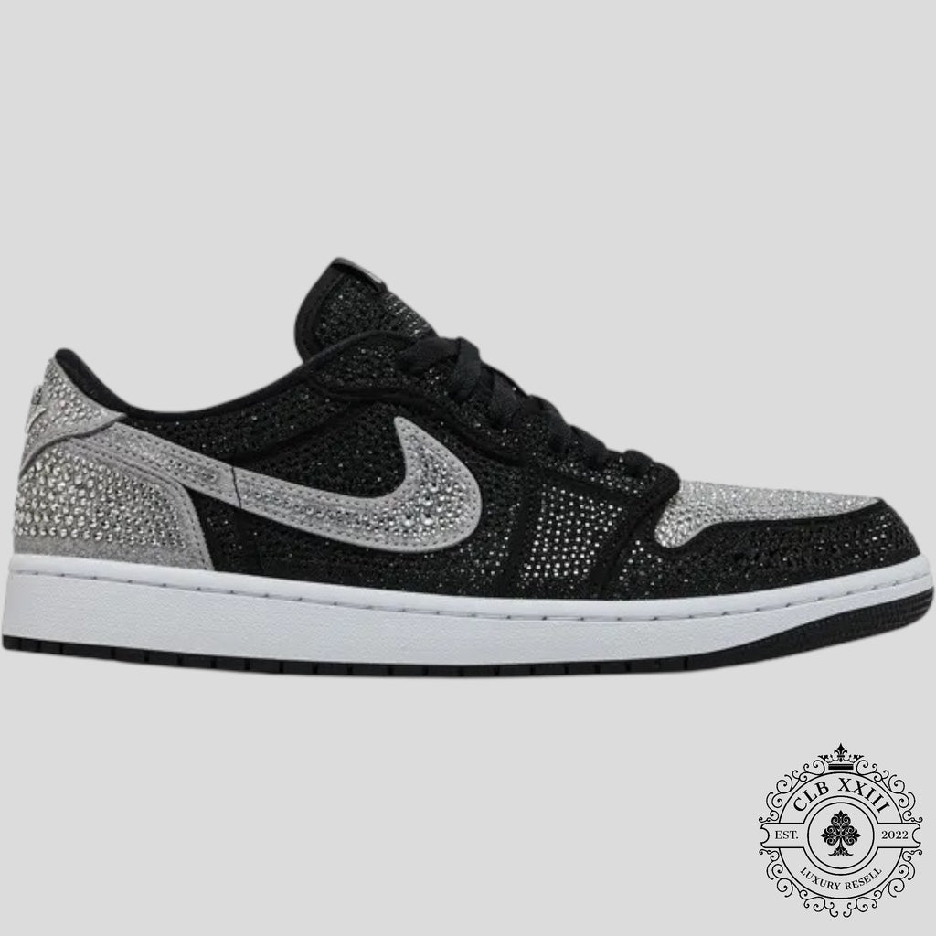 Air Jordan 1 Retro Low OG Swarovski Stealth Women's