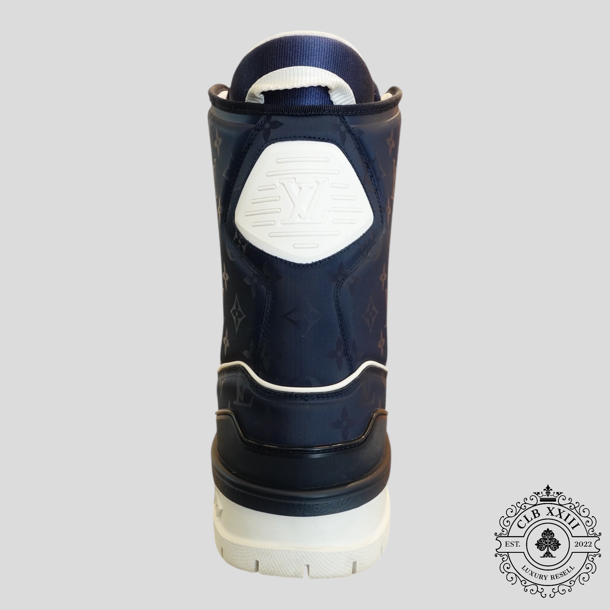 Louis Vuitton LV Trainer Snow Boot Marine Blue