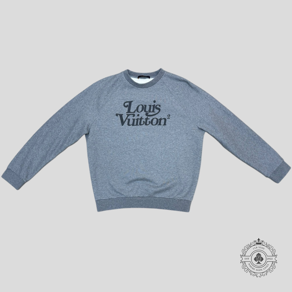Louis Vuitton Nigo Squared LV Crewneck in Grey
