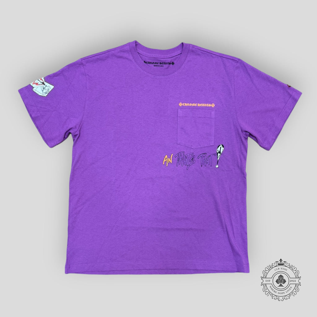 Chrome Hearts Matty Boy an That's That T-Shirt in Purple
