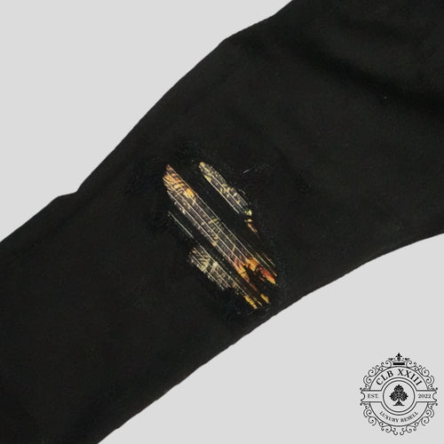 Amiri Aloha Patch Jeans in Black