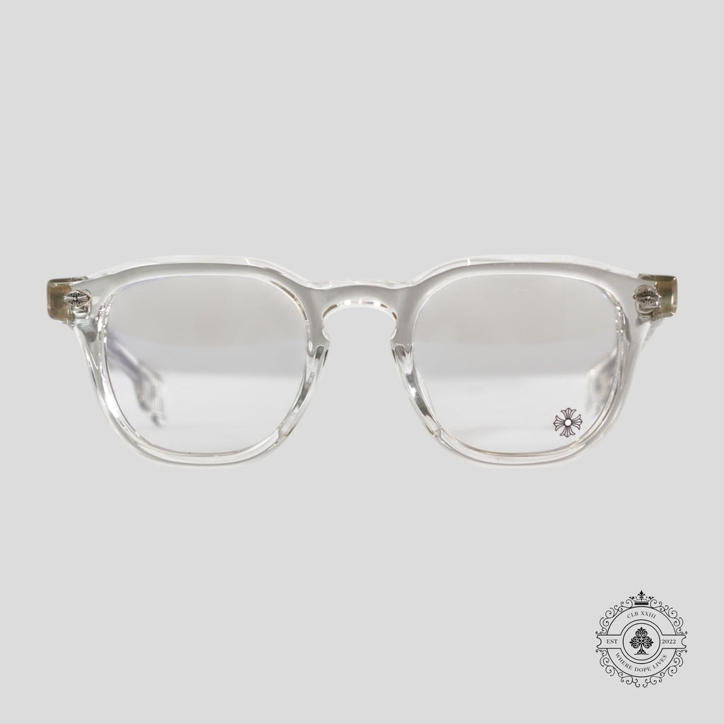 Chrome Hearts Chirp Chirp Sunglasses in Clear / Silver