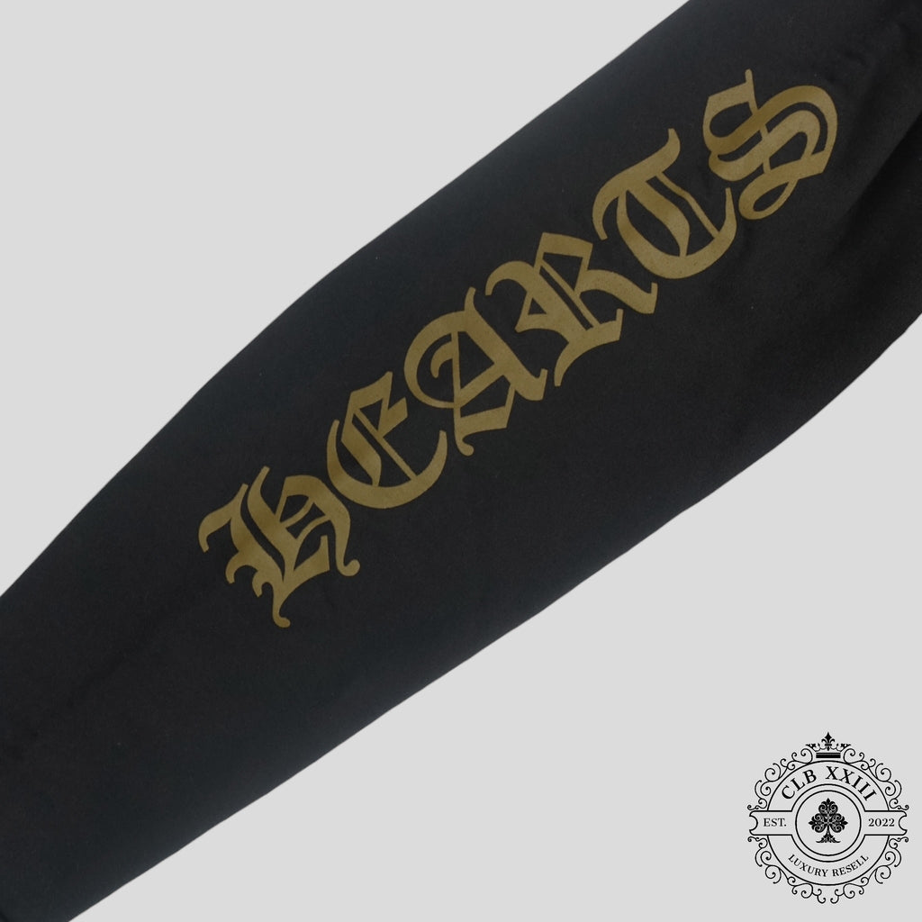 Chrome Hearts Vertical Logo Zip Up in Black / Olive