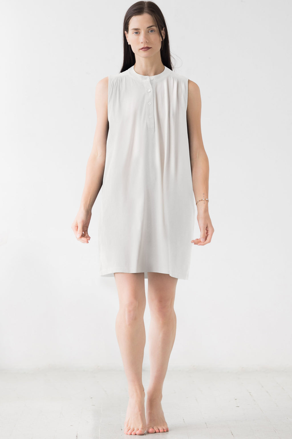 The Aisha Cotton Mini Lounge Dress