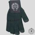 Chrome Hearts Work Gloves in Midnight Green