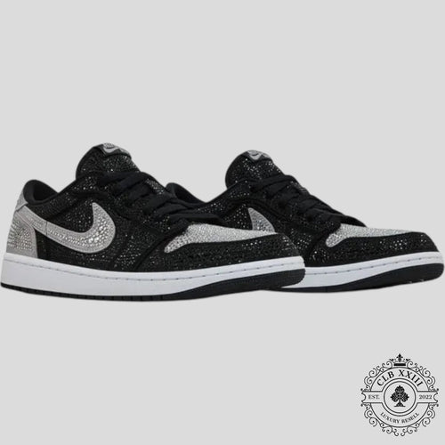Air Jordan 1 Retro Low OG Swarovski Stealth Women's