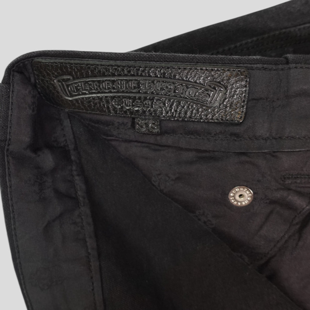 Chrome Hearts 13 Cross Patch Carpenter Shorts in Black