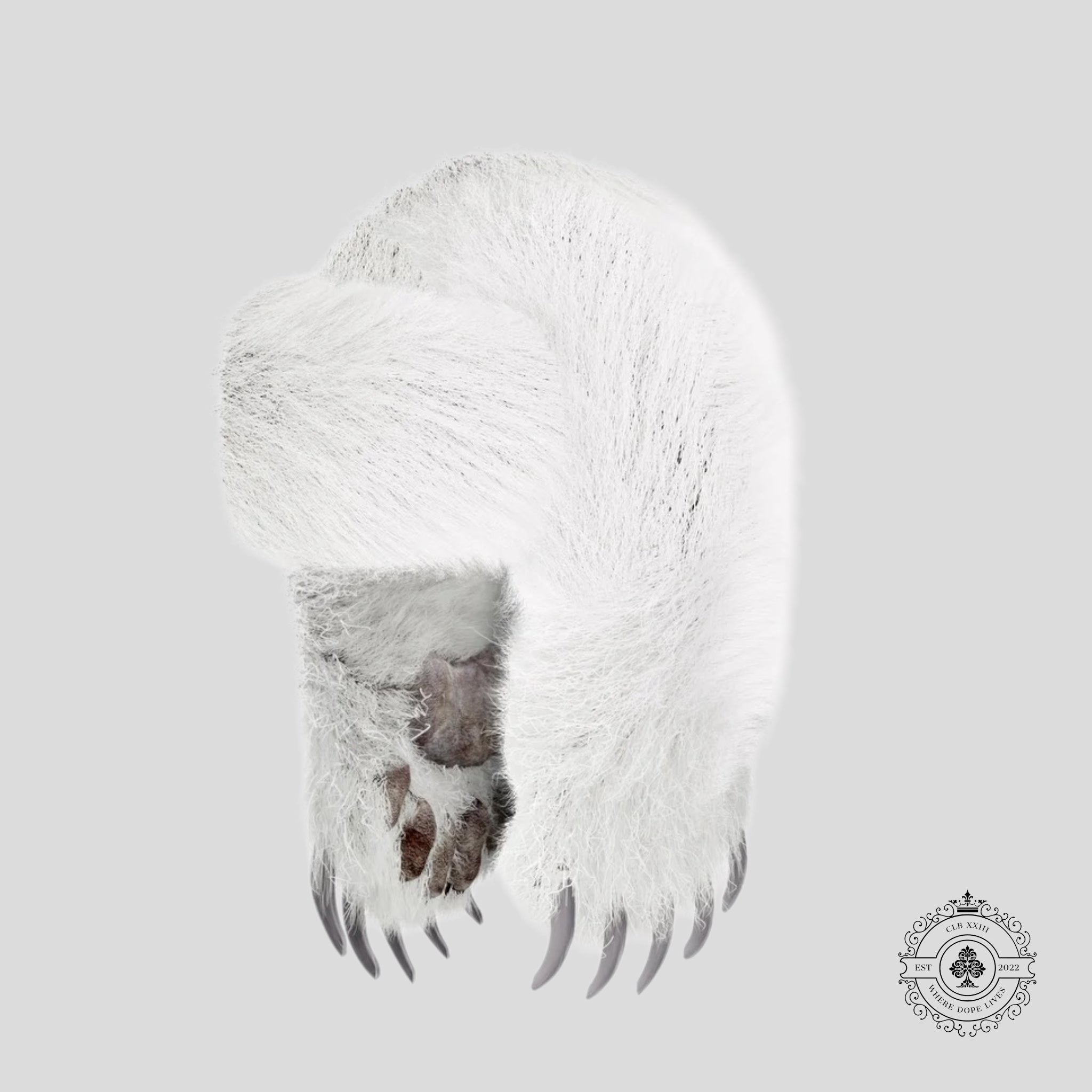 Bravest Studios Bear Claw Hat in White