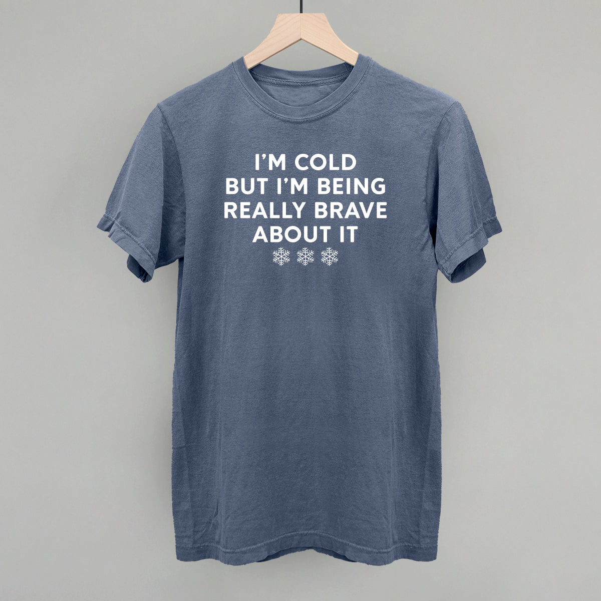 I'm Cold But Am Being Really Brave