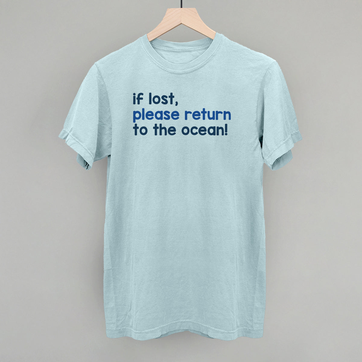 If Lost, Please Return To The Ocean (Text Only)