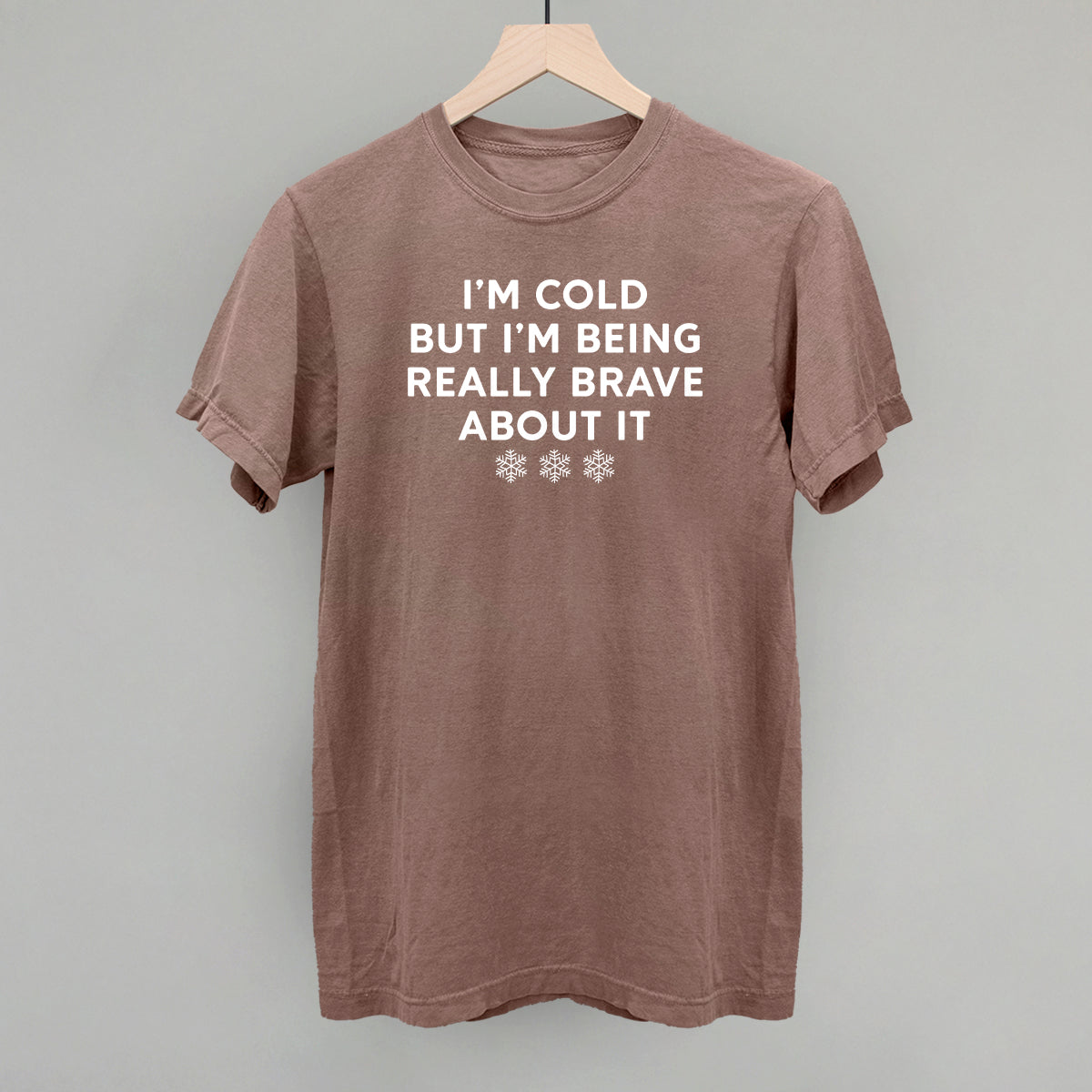 I'm Cold But Am Being Really Brave