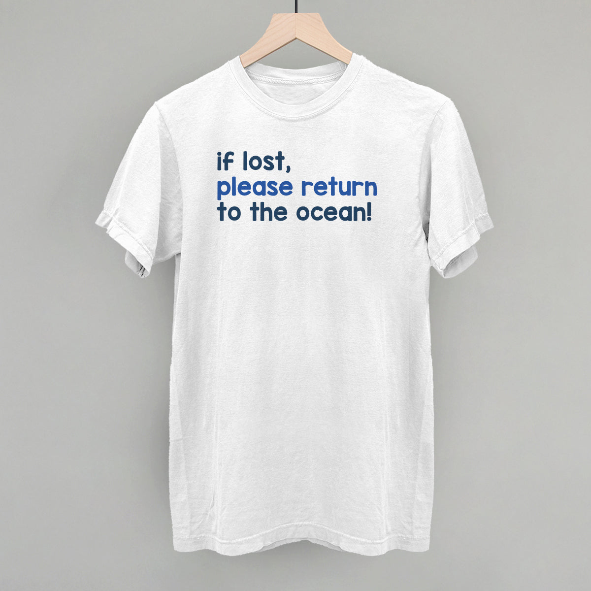 If Lost, Please Return To The Ocean (Text Only)