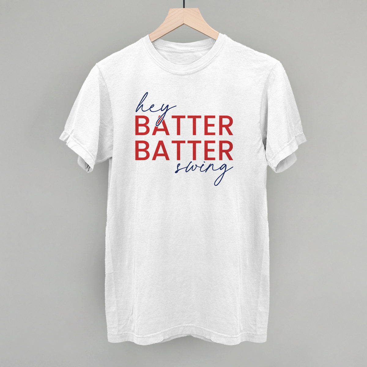 Hey Batter Batter Swing (Red + Navy)