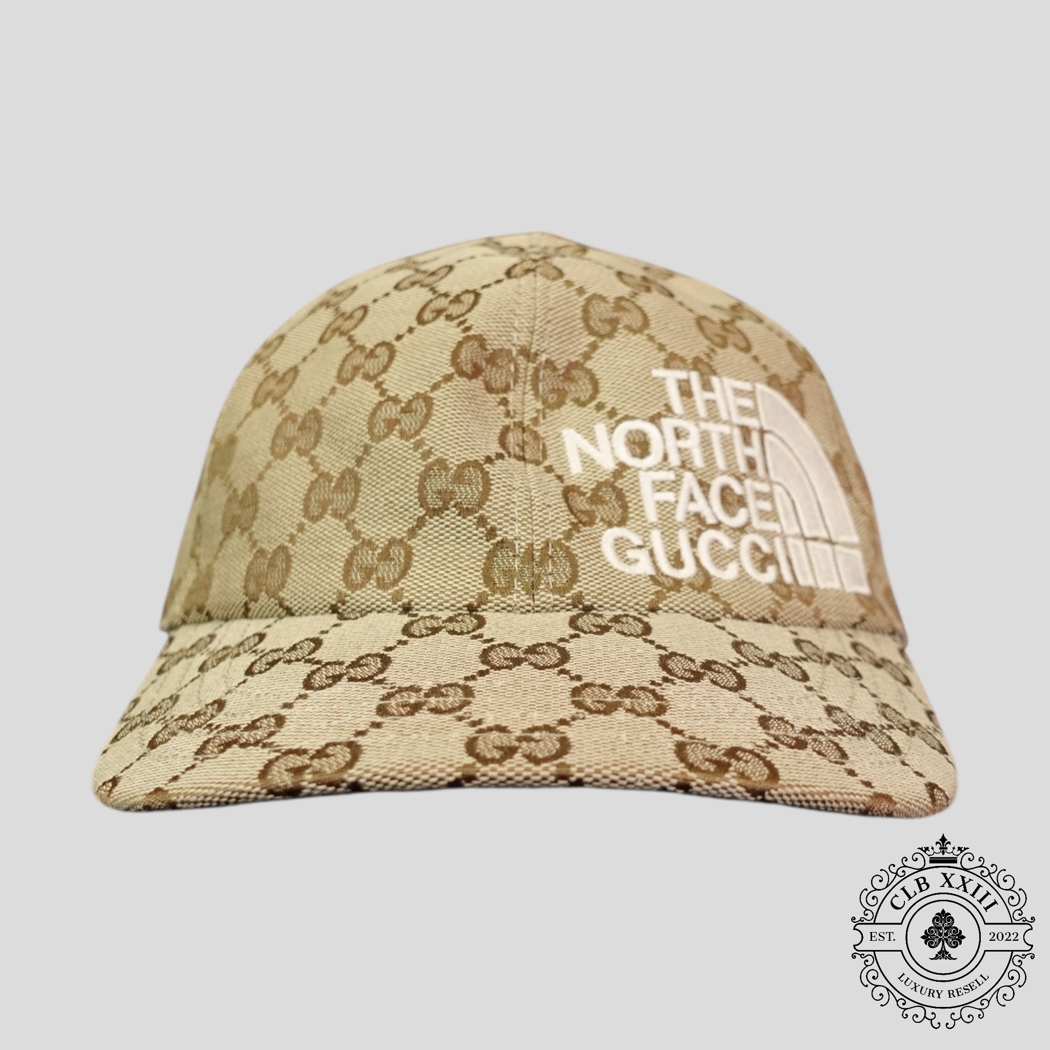 Gucci x the North Face Hat in Camel / Orange