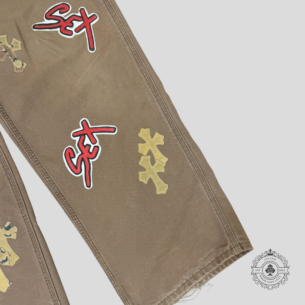 Chrome Hearts Sex Records Patch Carpenter Pants