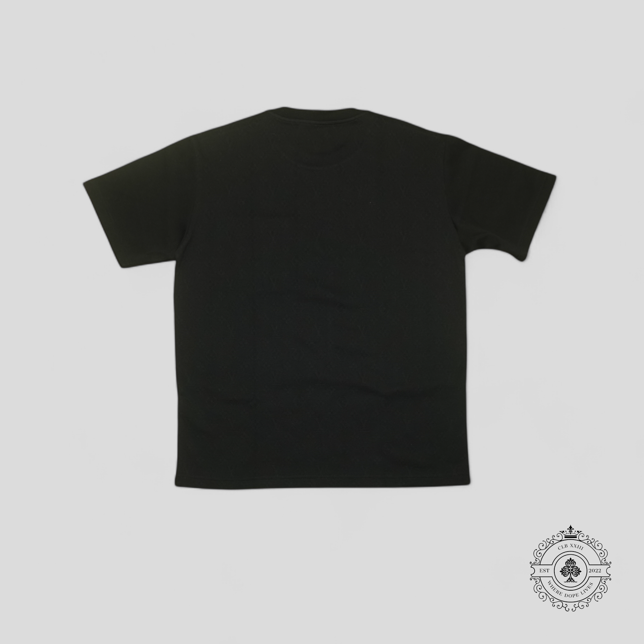 Louis Vuitton Signature Monogram Pocket T-Shirt in Black