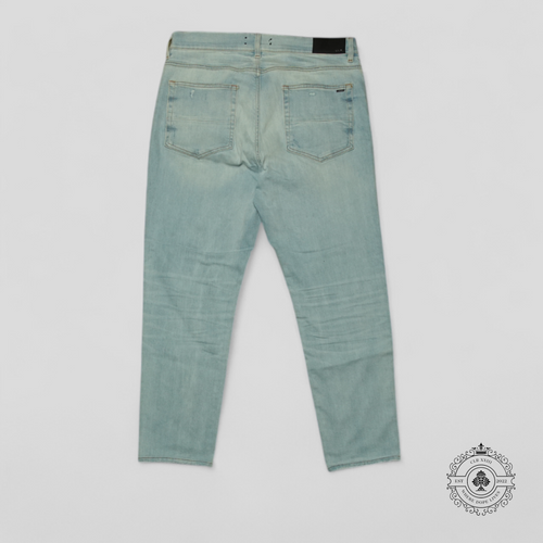 Amiri Distressed Jeans in Light Wash