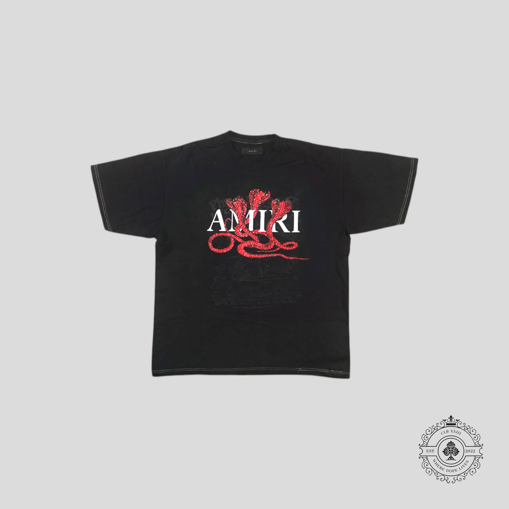 Amiri x Bossy Red Poison Vintage Phunck R Wee T-Shirt in Black