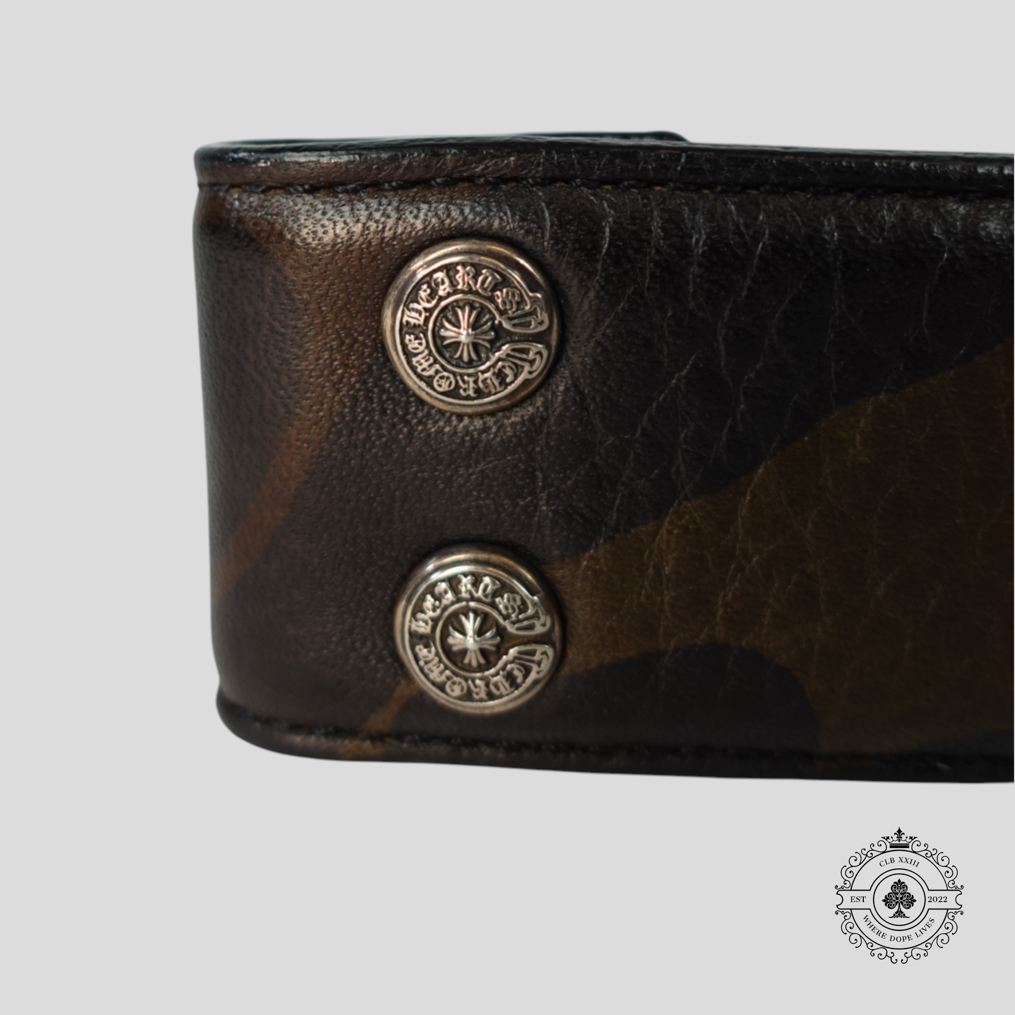 Chrome Hearts Army Fatigue Belt Strap in Camo
