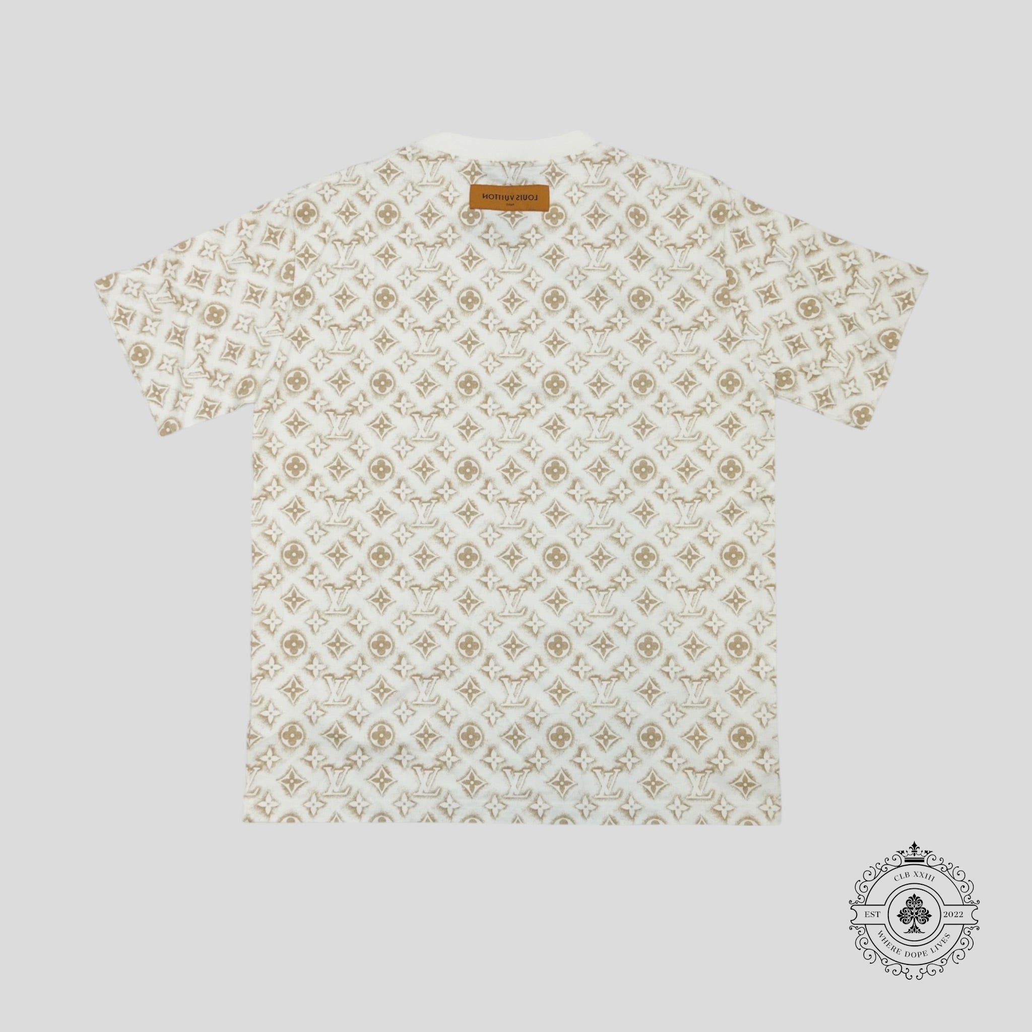 Louis Vuitton Monogram Sand Tee in White/Beige