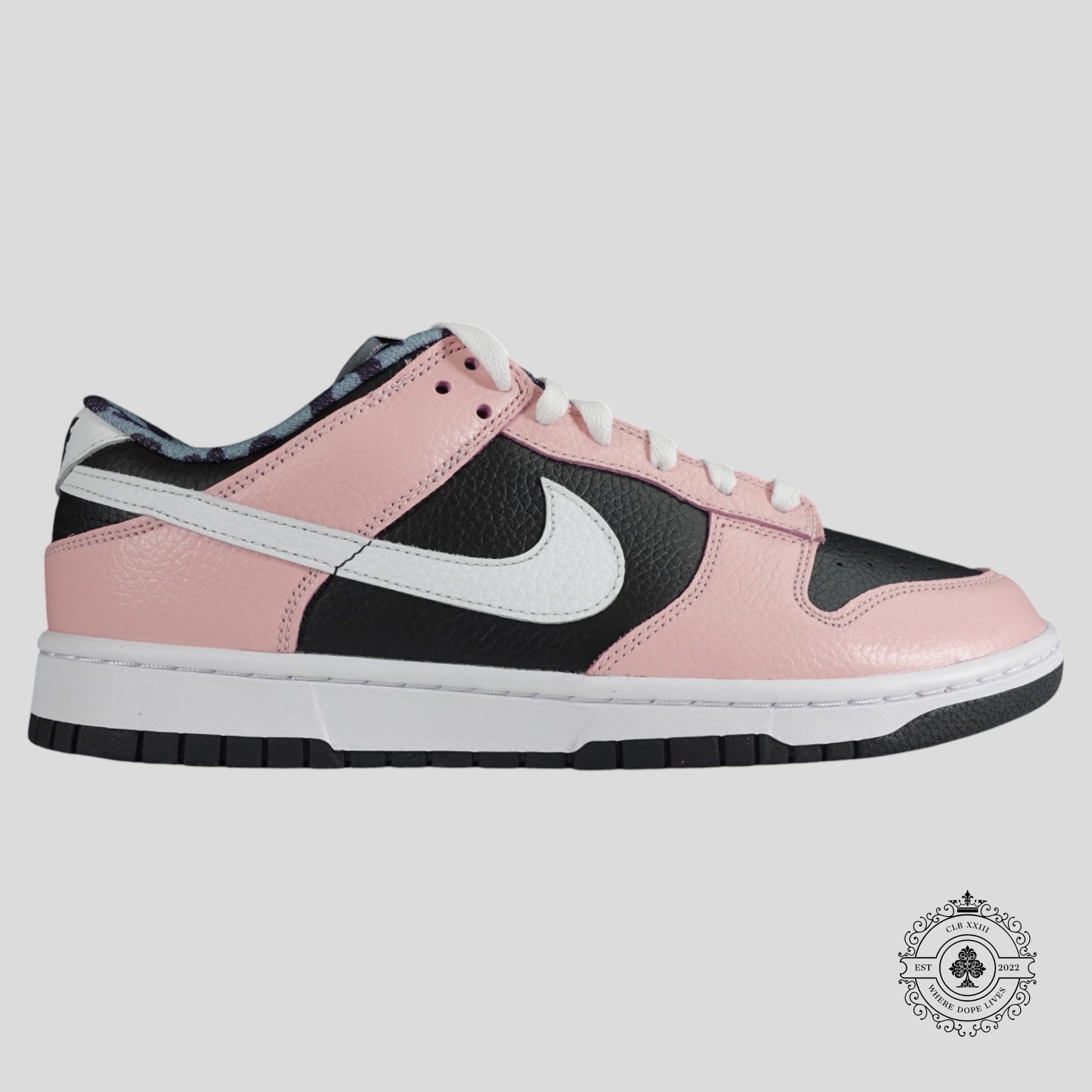 Nike Dunk Low By You in Pink/Black