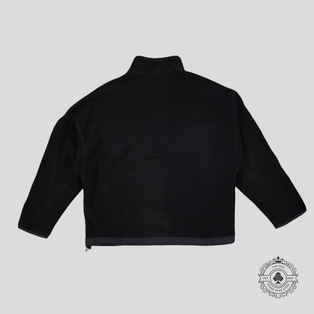 Chrome Hearts Fleece Quarter Zip in Black