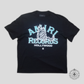 Amiri Records Wolf T-Shirt in Black/Blue/White