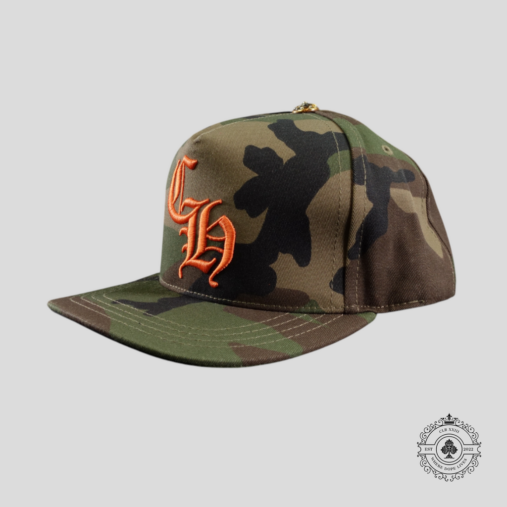 Chrome Hearts CH Embroidered Hat in Camo