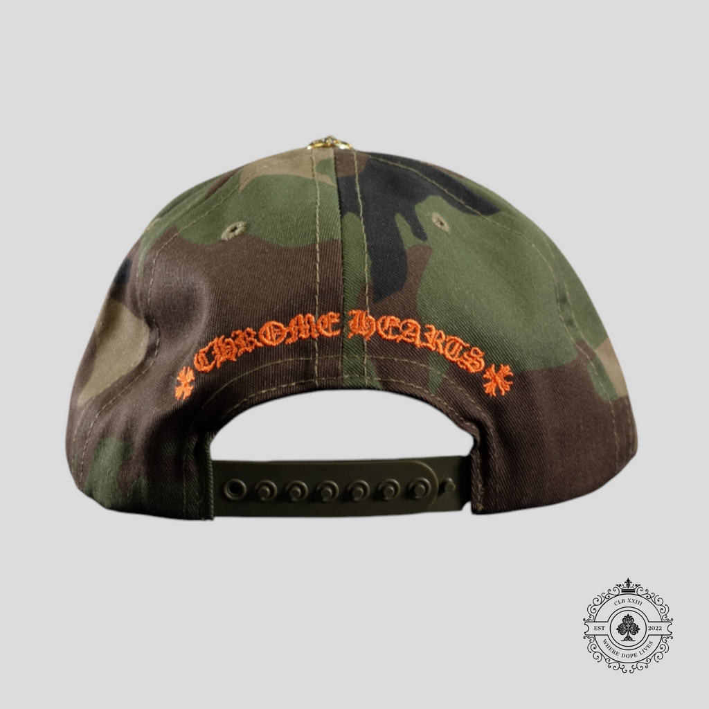 Chrome Hearts CH Embroidered Hat in Camo
