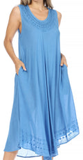 Sakkas Everyday Essentials Caftan Tank Dress / Cover Up